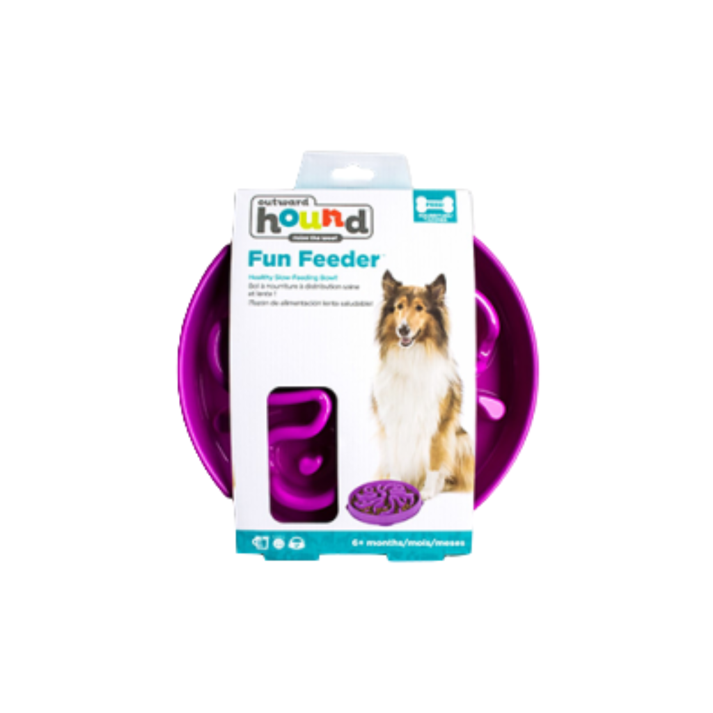 Outward Hound Fun Feeder - Purple