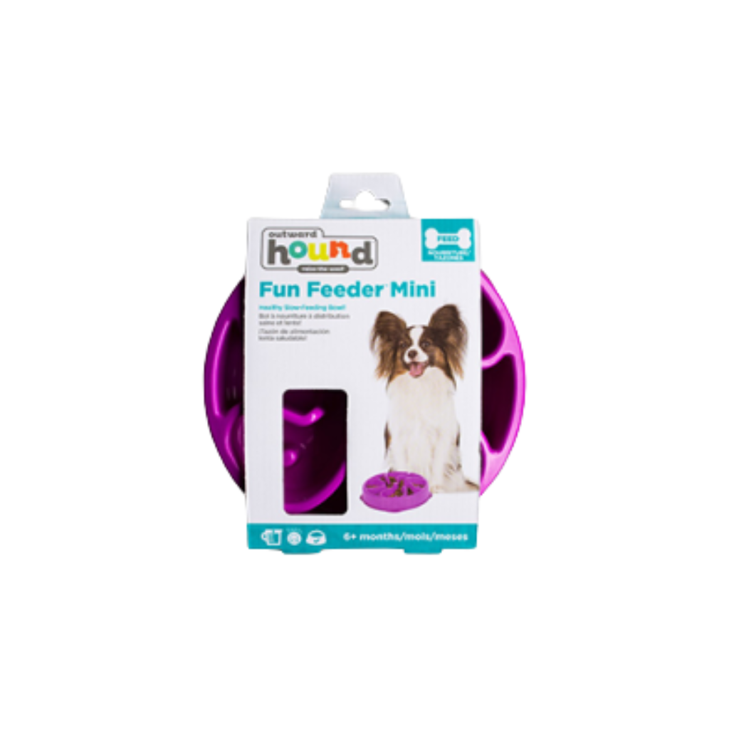 Outward Hound Fun Feeders Mini - Purple