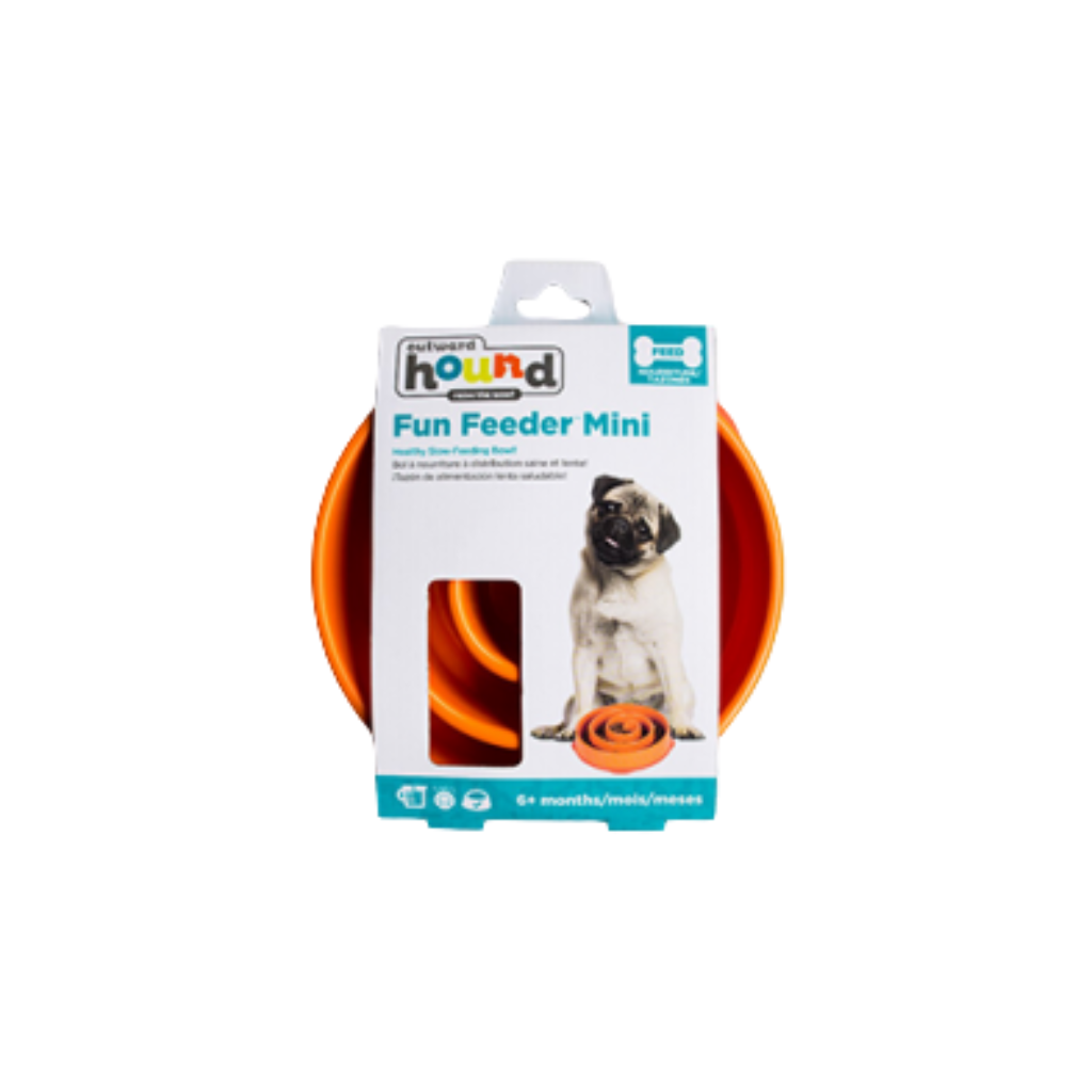 Outward Hound Fun Feeders Mini - Orange