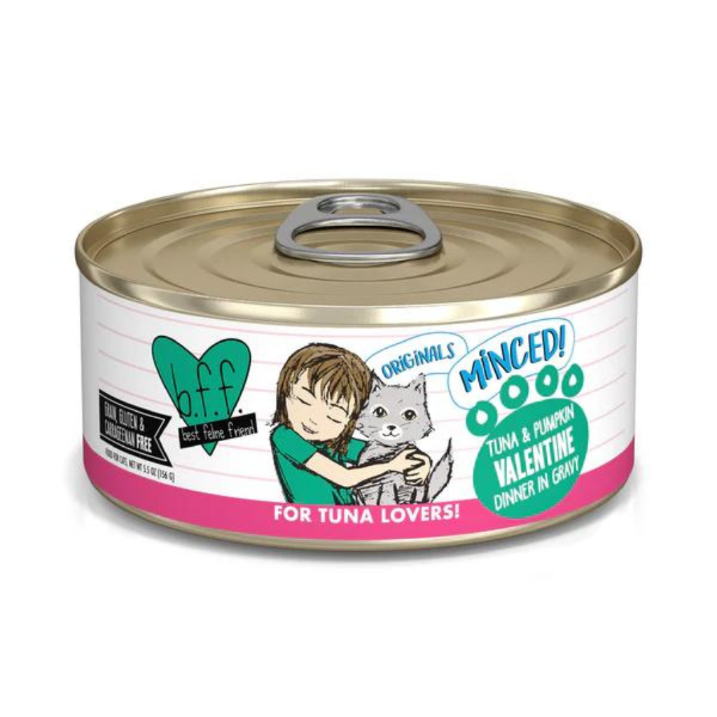 Weruva BFF Minced - Tuna & Pumpkin Valentine Cat Can