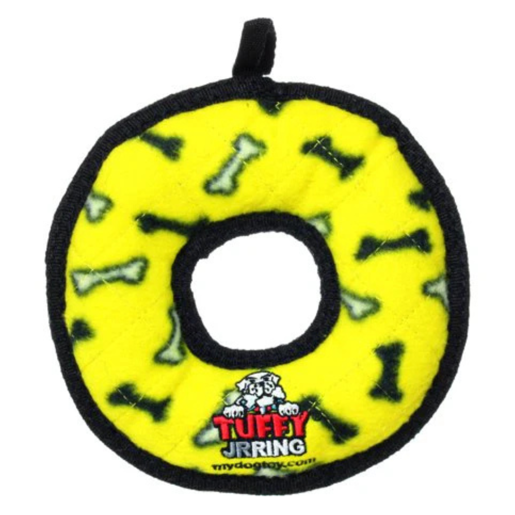 Tuffy's Ultimate Ring Dog Toy - Yellow Junior