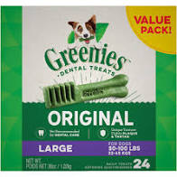 Greenie Dog Value Tub Large 24pk