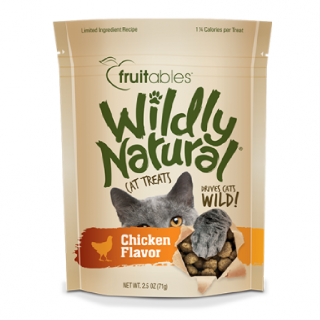 Fruitables Wildly Natural Chicken Flavor Cat Treats