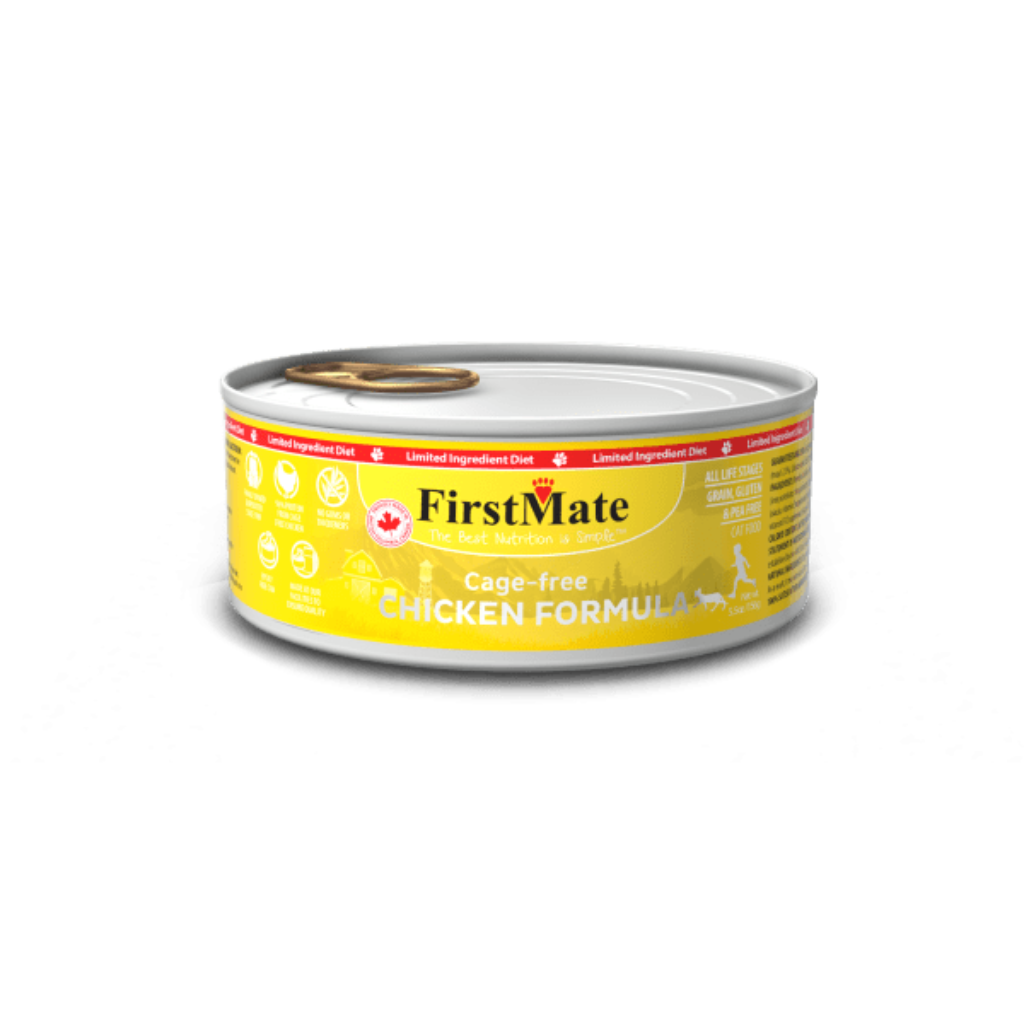 FirstMate Limited Ingredient Free Run Chicken Formula Cat Can