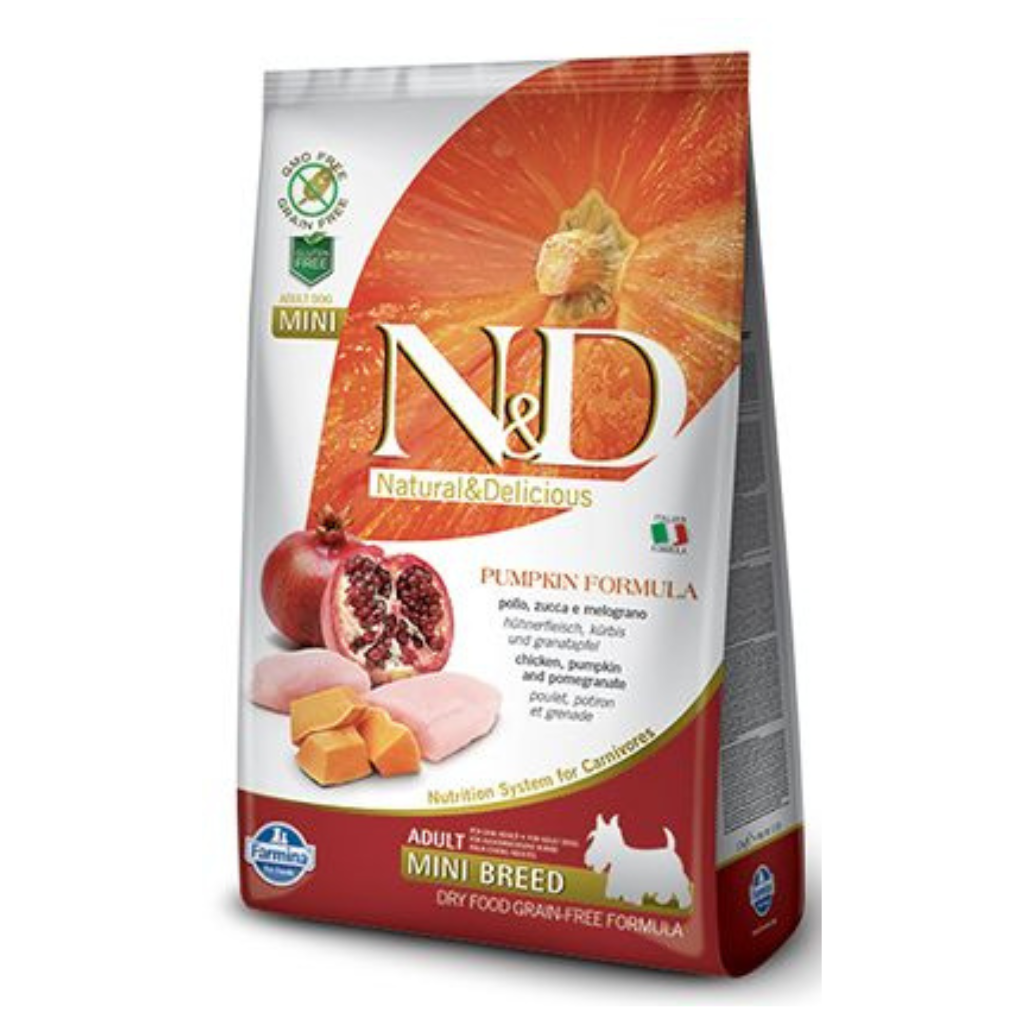 Farmina N&D Pumpkin Chicken And Pomegranate Adult Mini Dog Food
