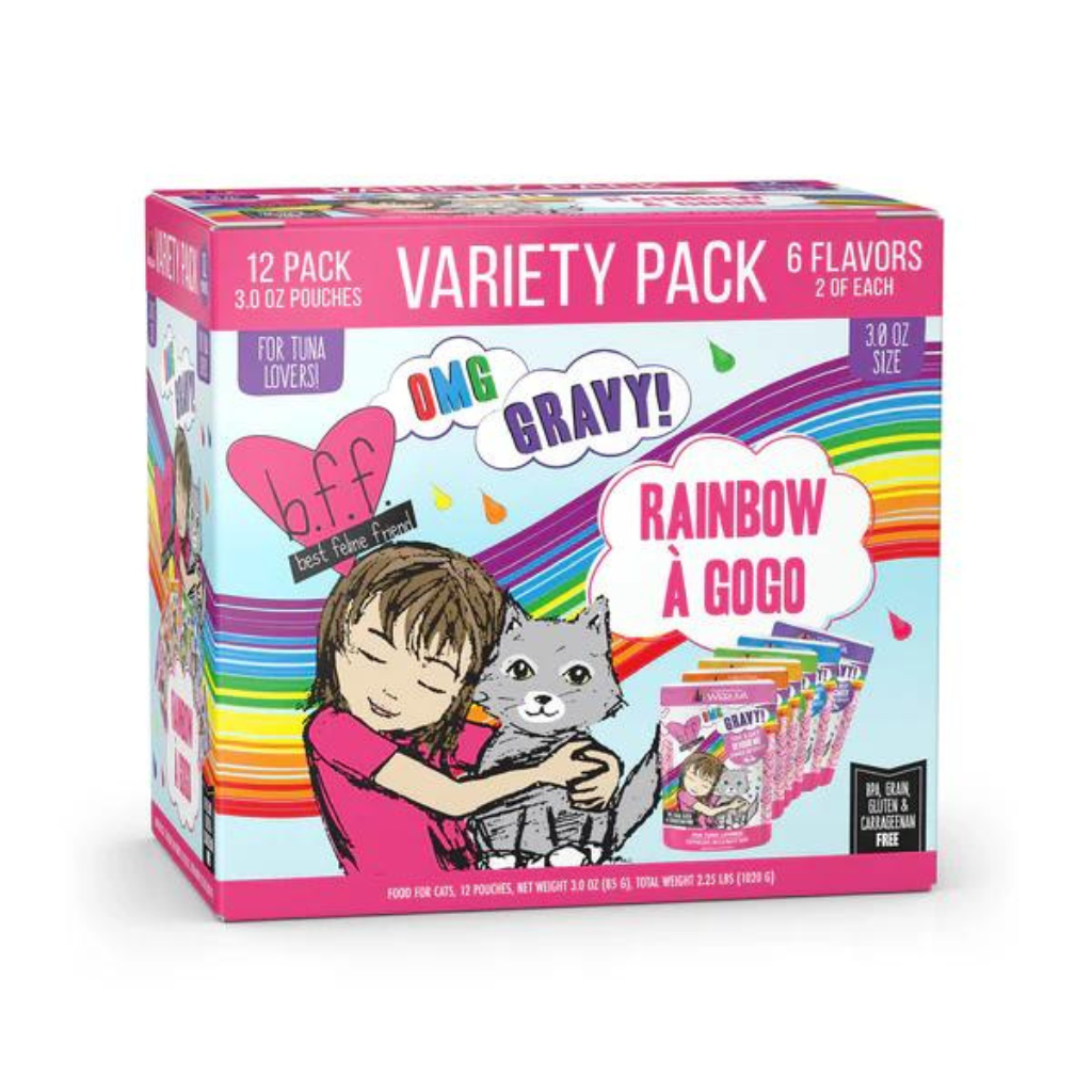 Weruva BFF OMG Gravy - Rainbow À Gogo Variety Pouches