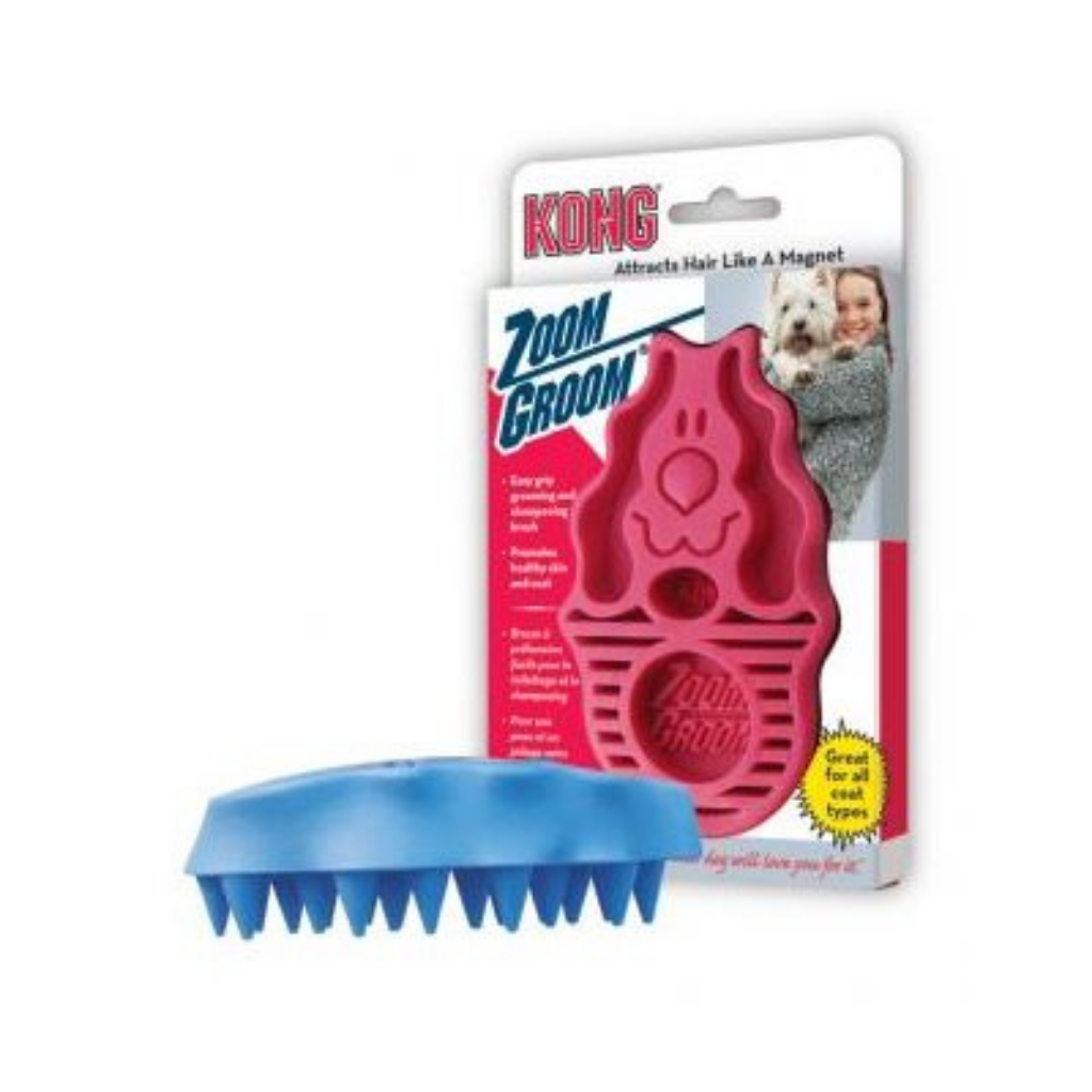 Kong Zoom Groom Brush - Blue