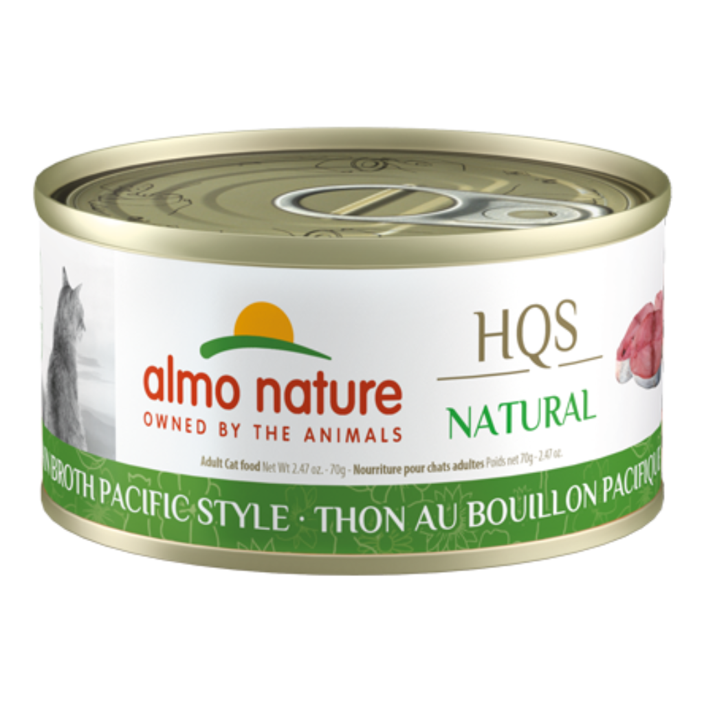 Almo Nature HQS Natural - Tuna in Broth Pacific Style Cat Can