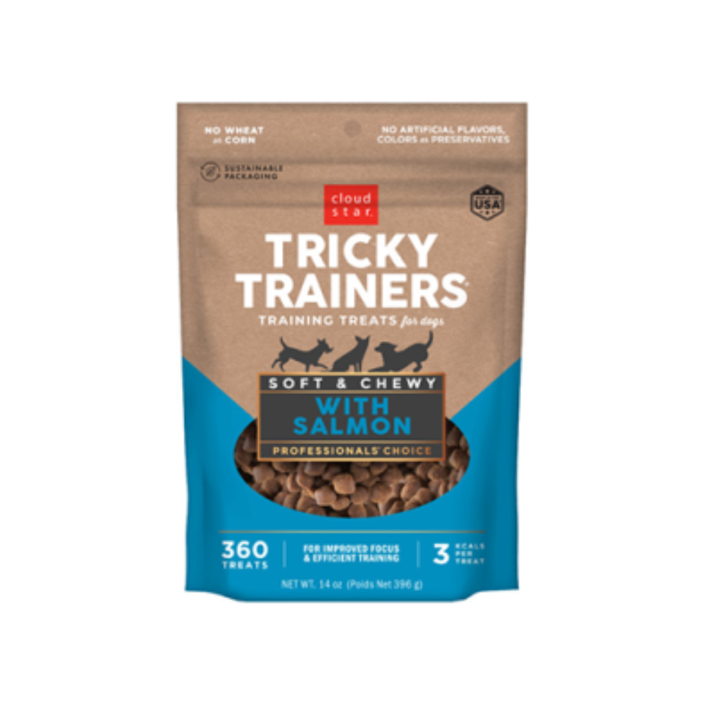 Cloud Star Tricky Trainers Soft & Chewy Salmon Dog Treats