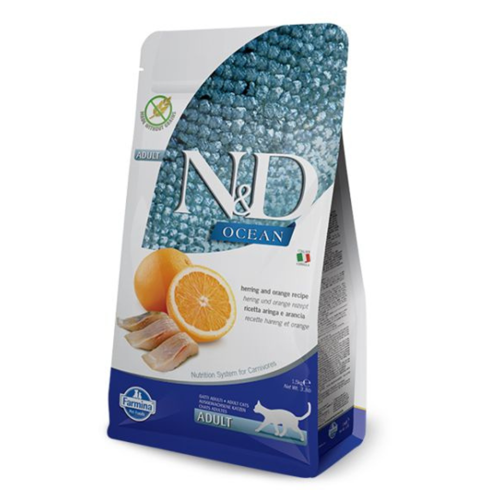 Farmina N&D Ocean Herring & Orange Adult Cat Food