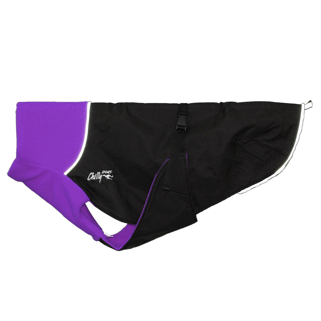 Chilly Dogs Great White North Winter Dog Coat - Purple