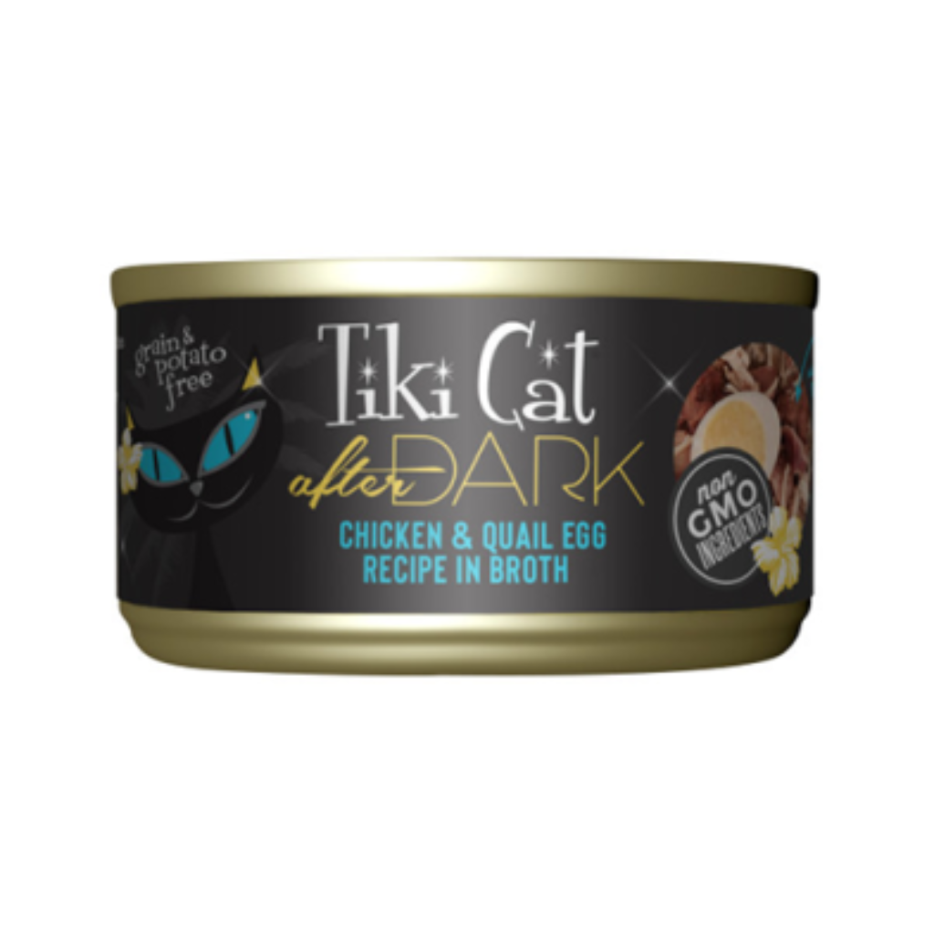 Tiki Cat After Dark - Chicken and Quail Egg Cat Can