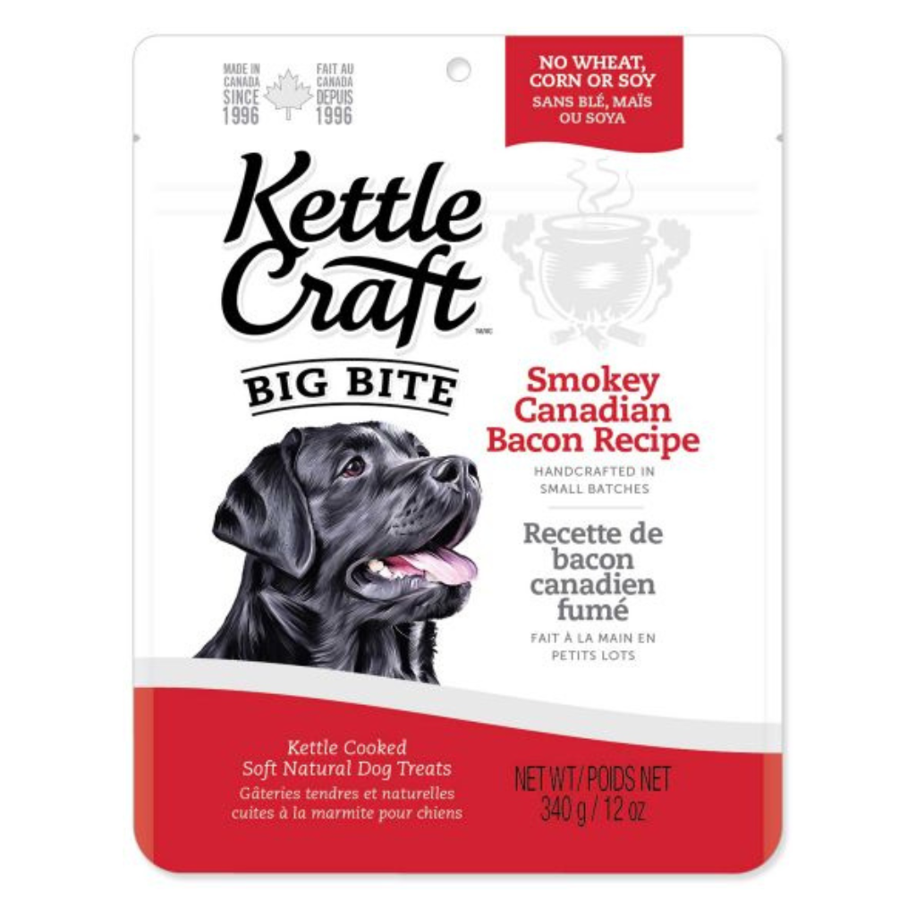 Kettle Craft Smokey Canadian Bacon Big Bite Dog Treats