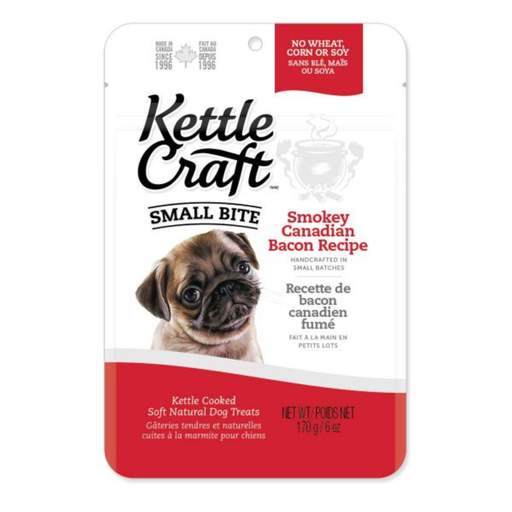 Kettle Craft Smokey Canadian Bacon Small Bite Dog Treats