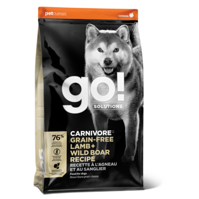 Go! Solutions Carnivore Grain Free Lamb and Wild Boar Dog Food