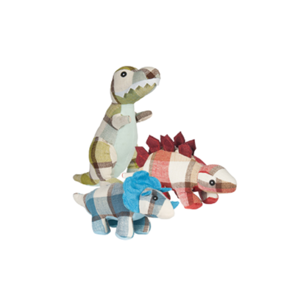 Multipet Plaidosaurs Assorted Dog Toy