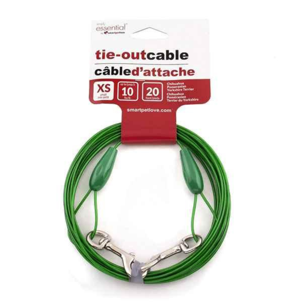 Smart Pet Love Simply Essential Dog Tie Out Cable - Extra Small
