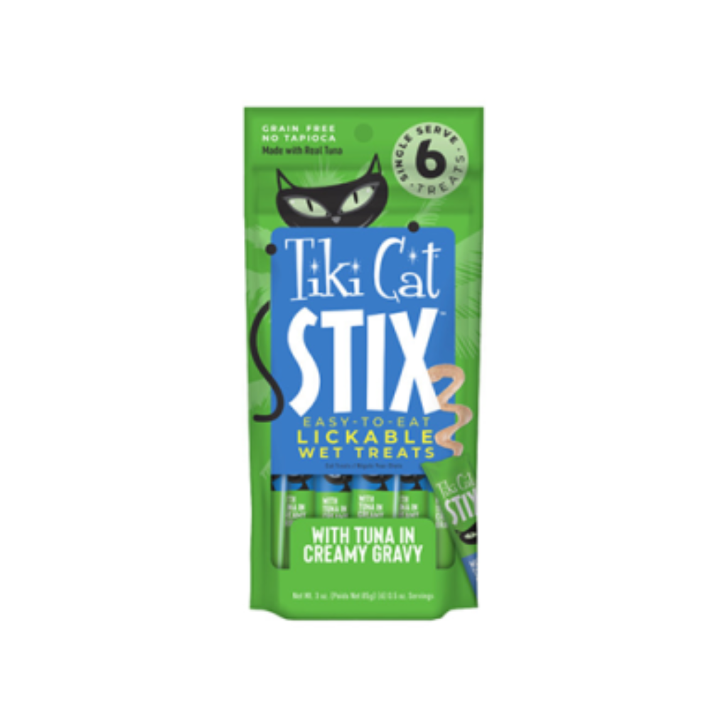 Tiki Cat Stix Tuna in Creamy Gravy Wet Cat Treats