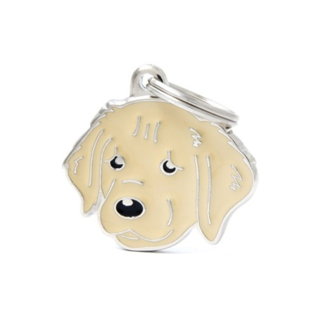 My Family Engravable Tags - Friends - Golden Retriever