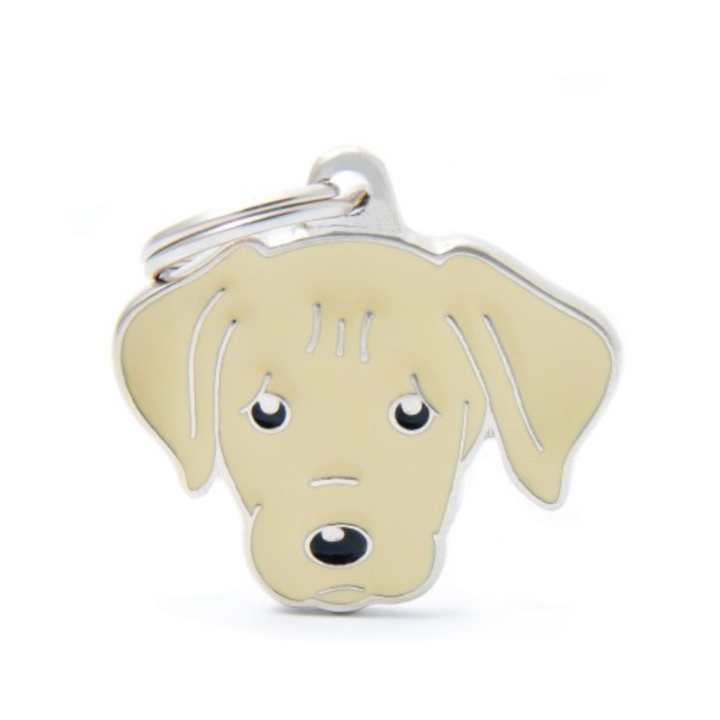 My Family Engravable Tags - Friends - Labrador Cream