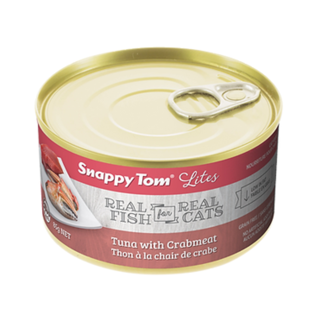 Snappy Tom Lites Tuna with Crabmeat Cat Can