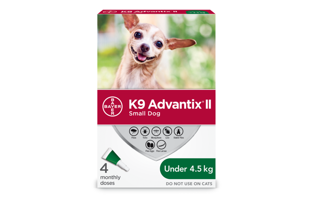 K9 Advantix II Flea Tick Mosquito Prevention for Small Dogs up to 4 Healthy Pets HQ