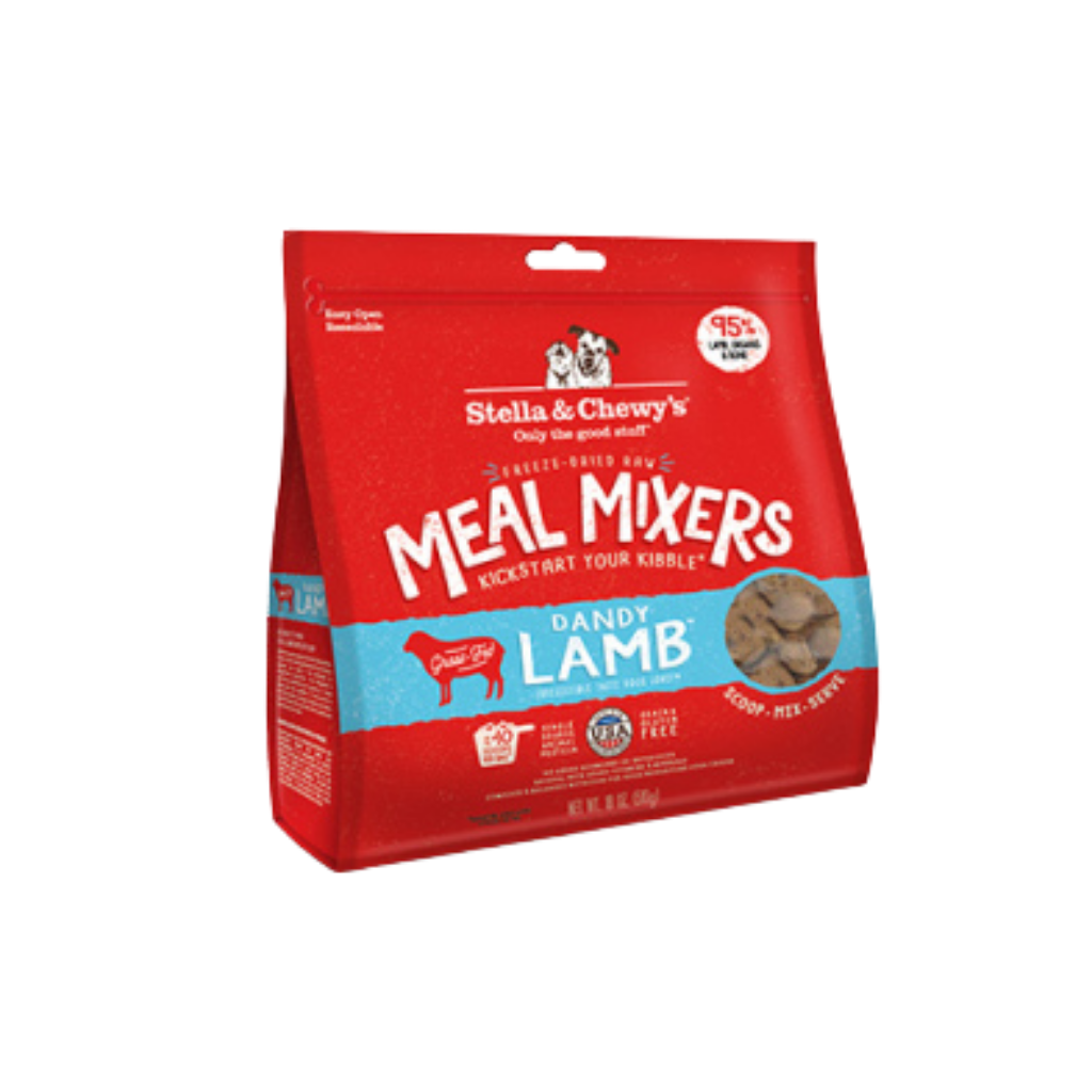 Stella & Chewy's Dandy Lamb Recipe Freeze-Dried Raw Meal Mixers For Dogs