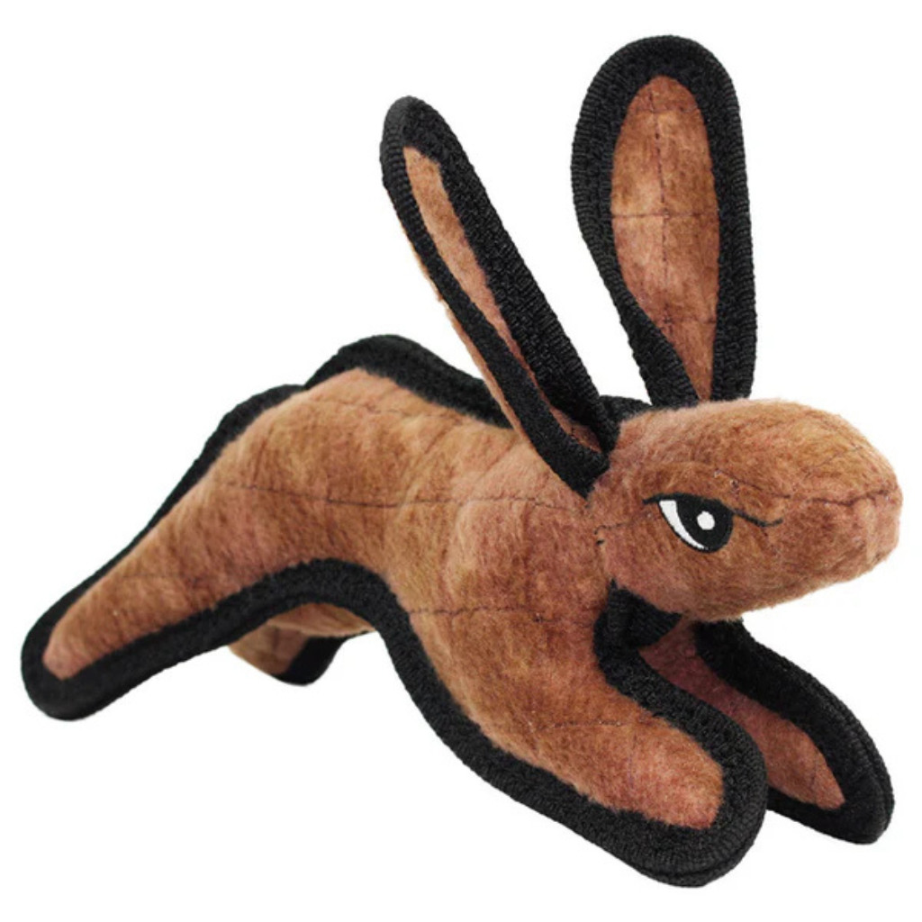 Tuffy's Barnyard Dog Toy - Brown Rabbit Junior