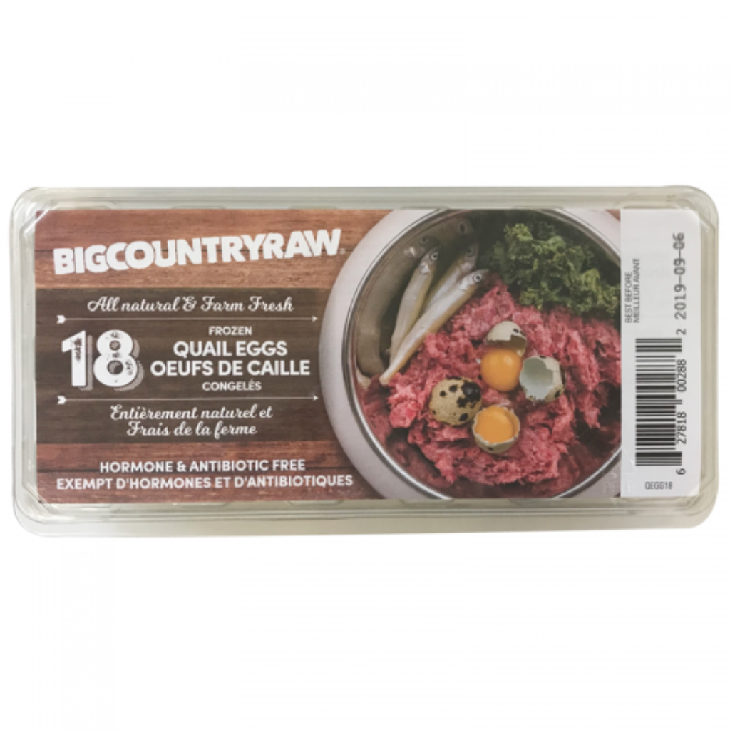 Big Country Raw Frozen Quail Eggs