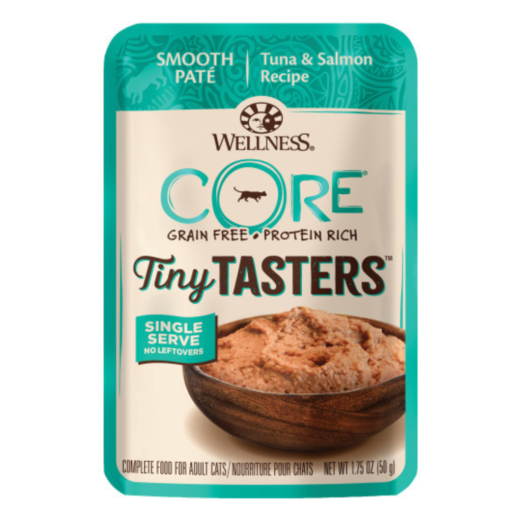 Wellness Core Tiny Tasters Tuna and Salmon Pâté Cat Pouch