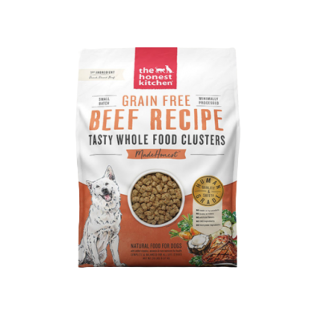 The Honest Kitchen Whole Food Clusters Grain Free Beef Recipe Dog Food