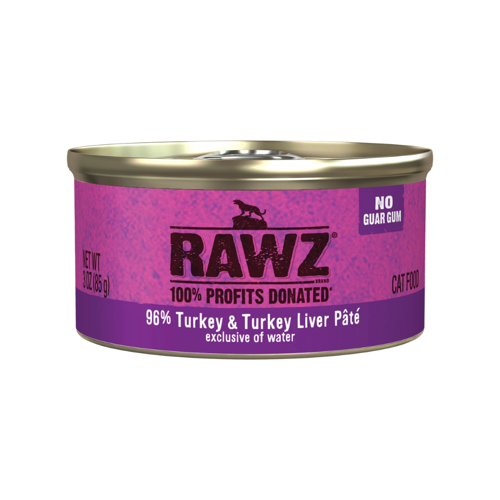 RAWZ 96% Turkey & Turkey Liver Pâté Wet Cat Food