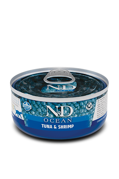 N&D Cat Can Ocean Tuna and Shrimp