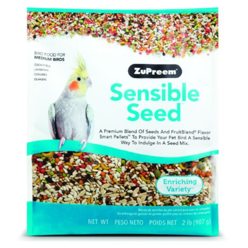 ZuPreem Sensible Seed Food For Cockatiel, Lovebirds & Medium Birds