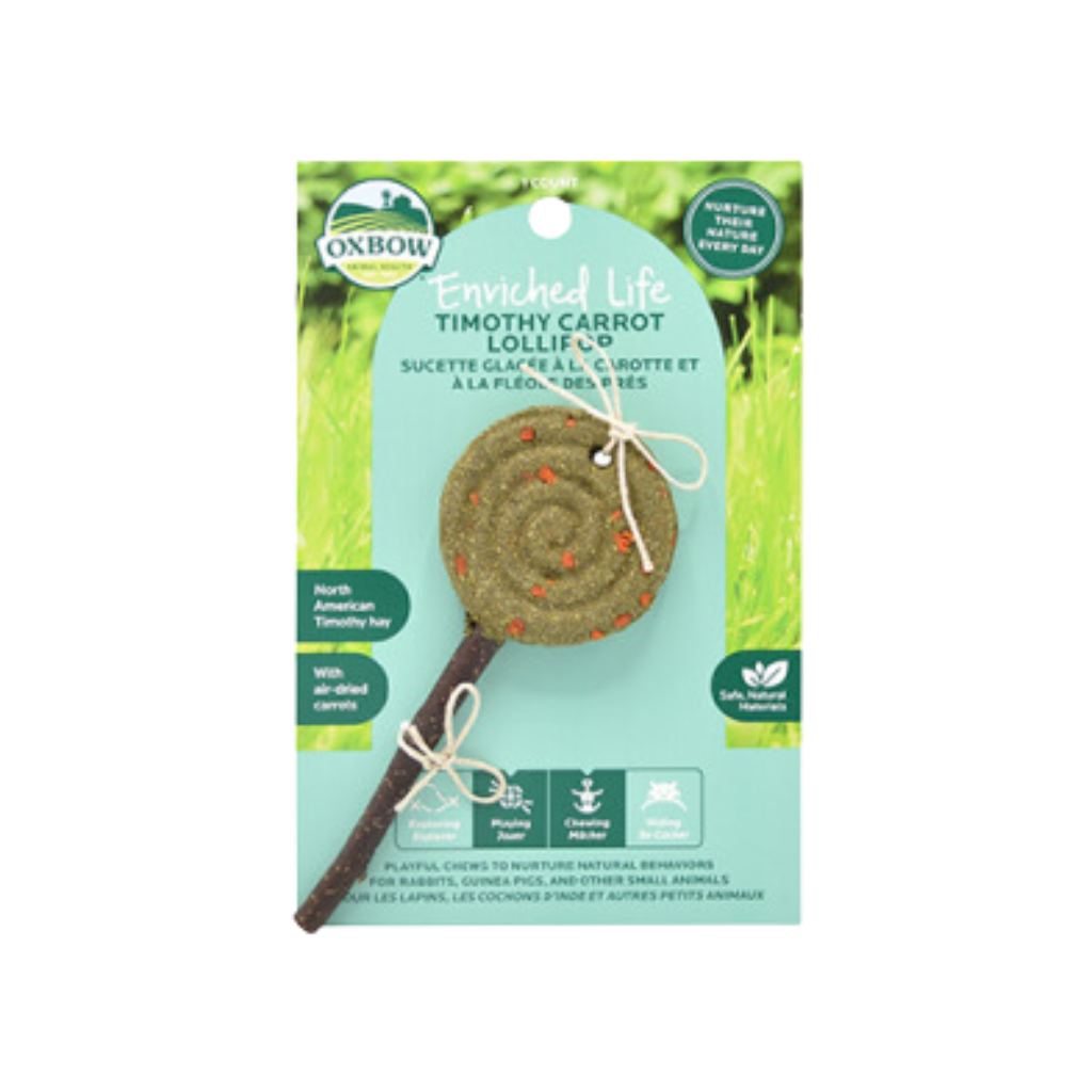 Oxbow Enriched Life Timothy Lollipop Carrot
