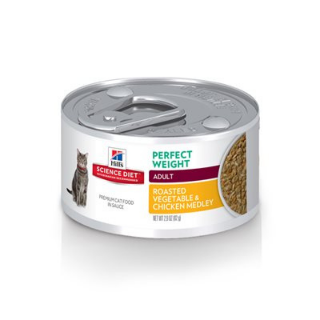 Hill's Science Diet Perfect Weight Roasted Vegetable & Chicken Medley Cat Can