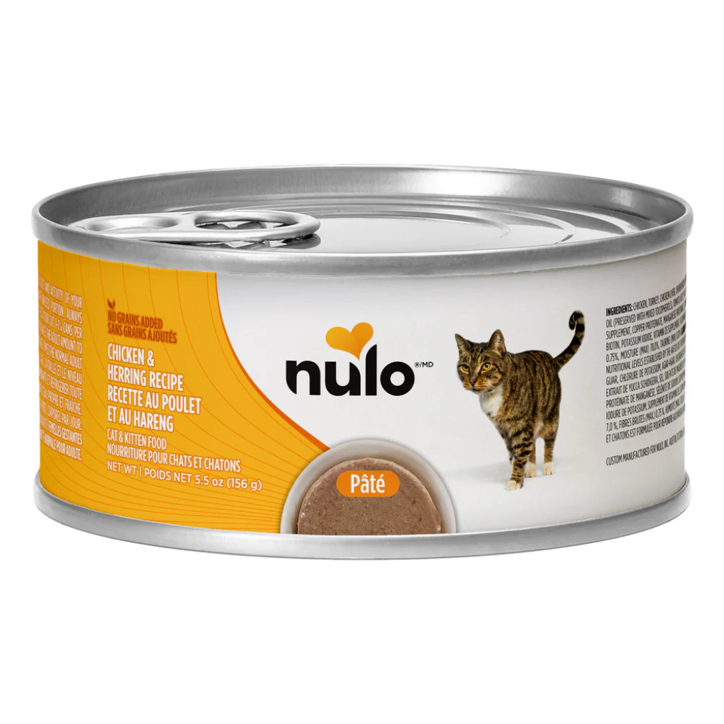 Nulo Pate Chicken & Herring Recipe Cat Can