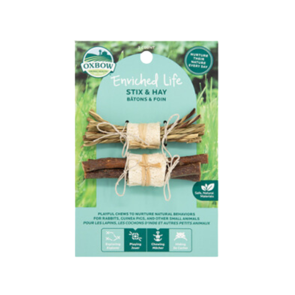 Oxbow Enriched Life Stix & Hay Toy