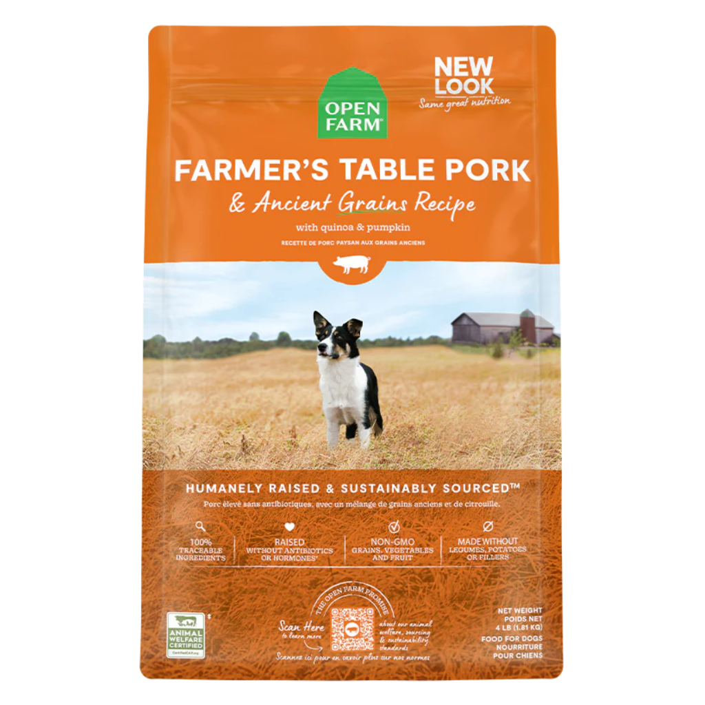 Open Farm Ancient Grains Farmer's Table Pork Dog Food