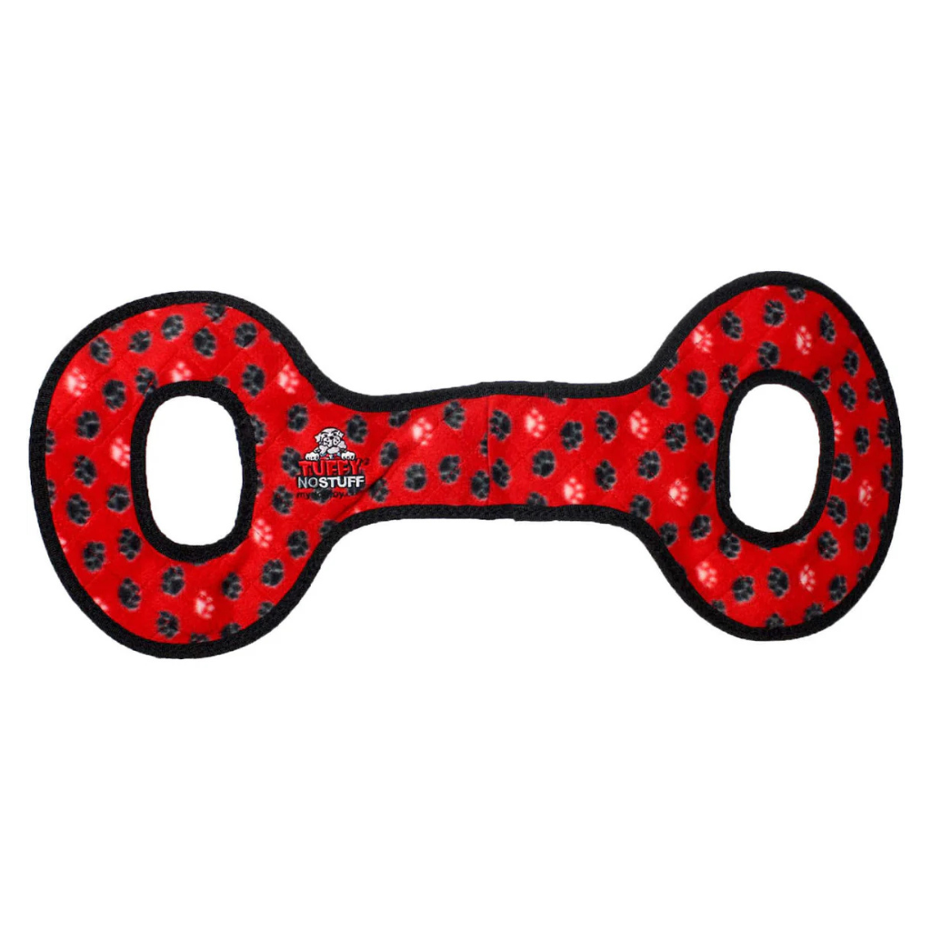 Tuffy's No Stuff Tug-O-War Dog Toy - Red
