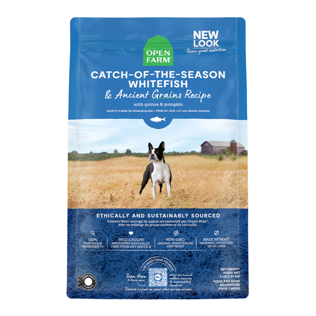 Open Farm Ancient Grains Catch of the Season Whitefish Dog Food