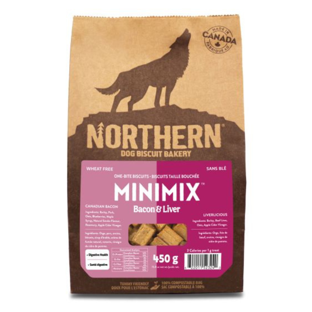 Northern Pet Mini Mix Canadian Bacon And Liverlicious Dog Treats