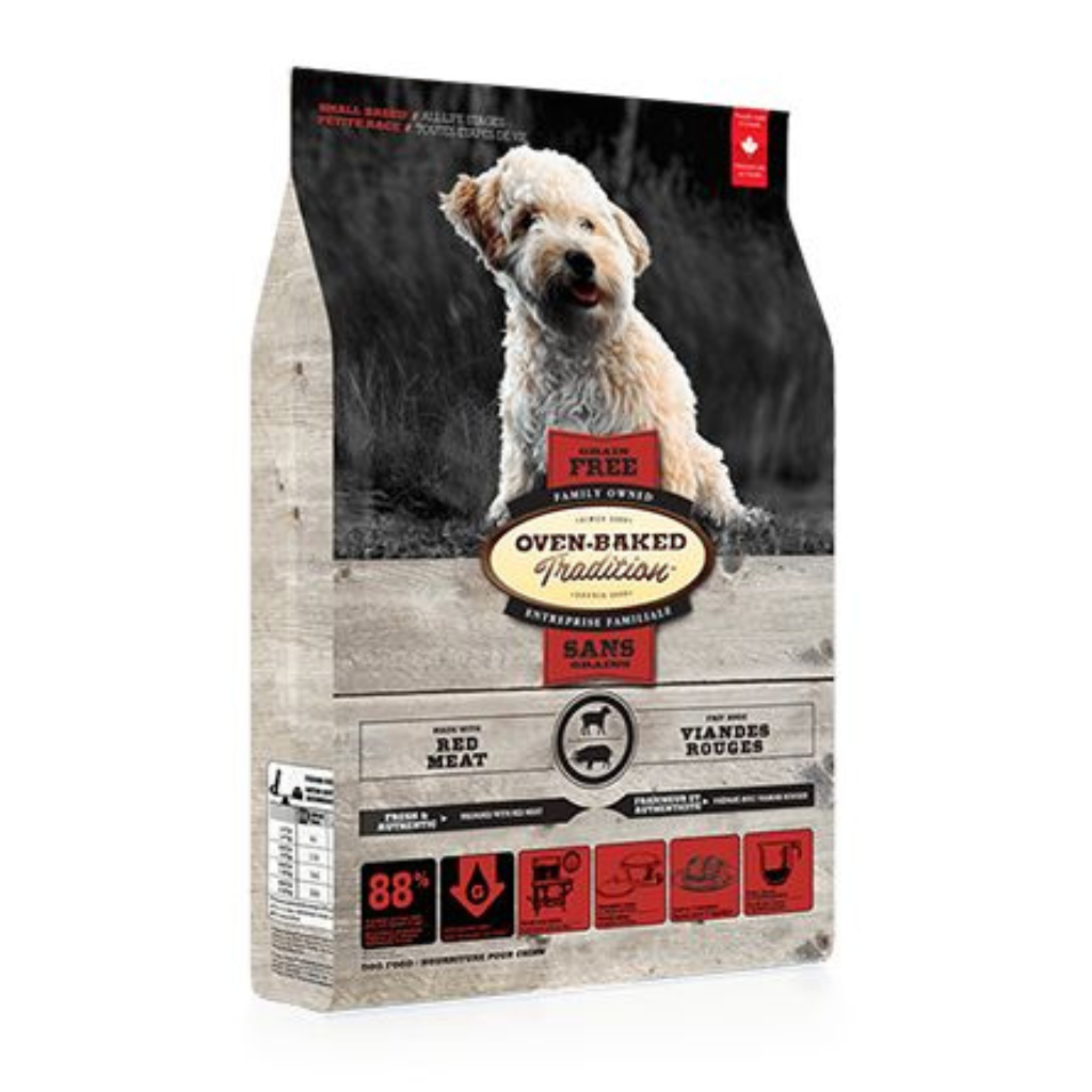 Oven-Baked Tradition Small Breed All Life Stages Grain Free Red Meat Dog Food