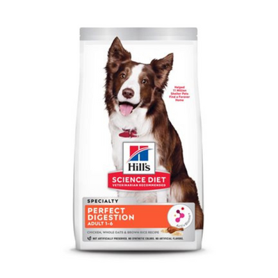 Hill's Science Diet Perfect Digestion Chicken Brown Rice & Whole Oats Dog Food