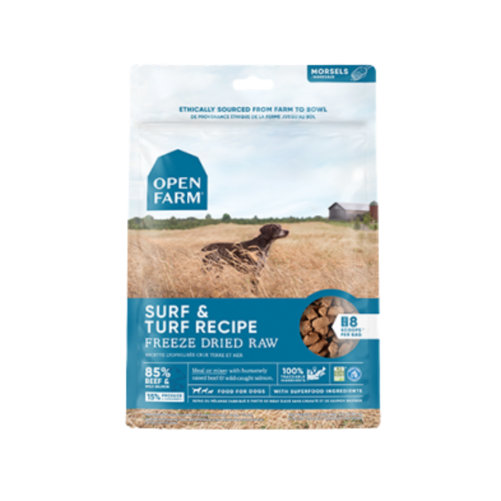 Open Farm Freeze Dried Raw Surf & Turf Dog Food
