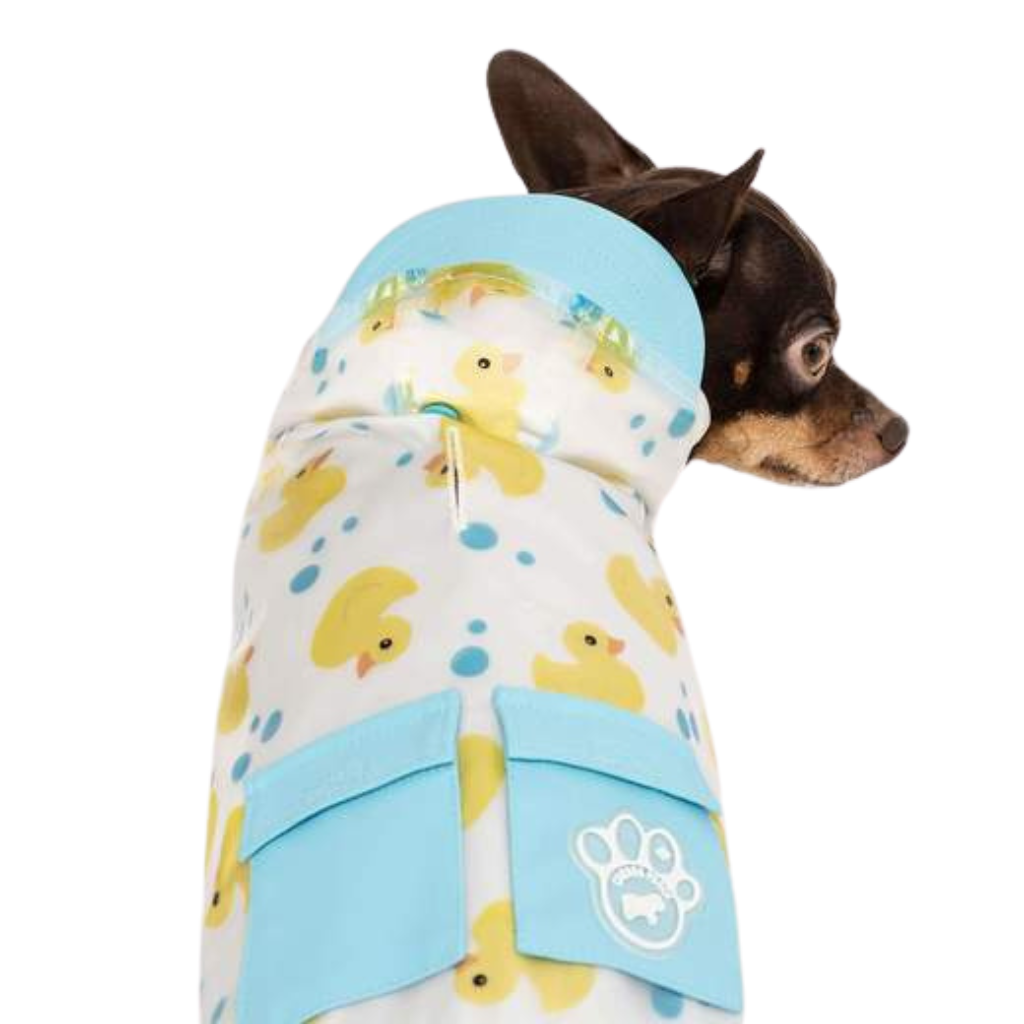 Canada Pooch Torrential Tracker Rain Coat - Rubber Ducks