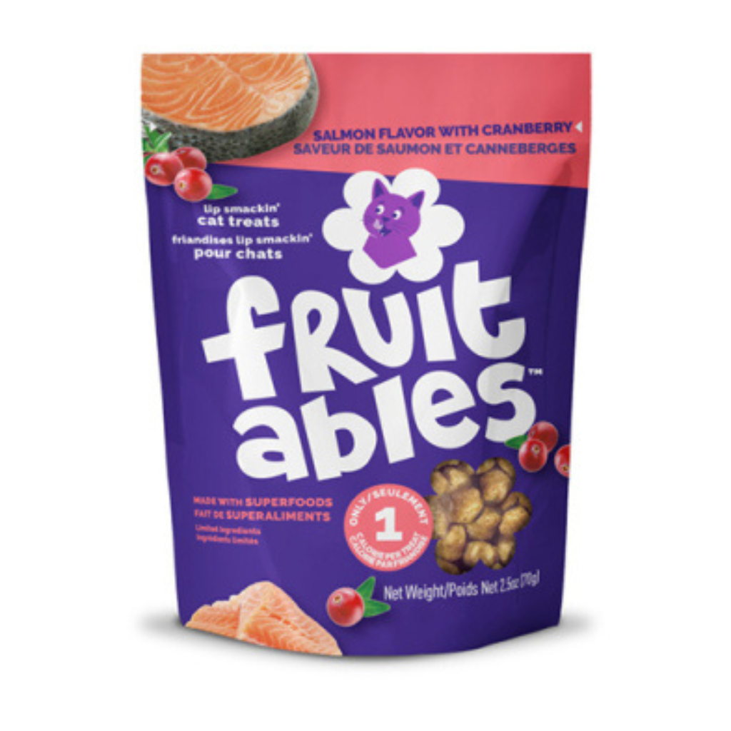 Fruitables Salmon Flavor with Cranberry Cat Treats
