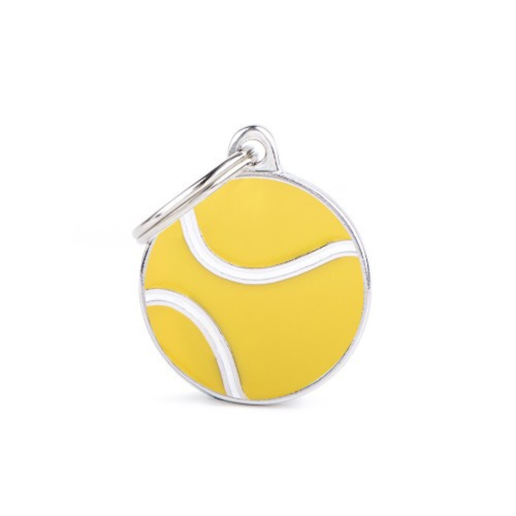 My Family Engravable Tags - Charms - Tennis Ball