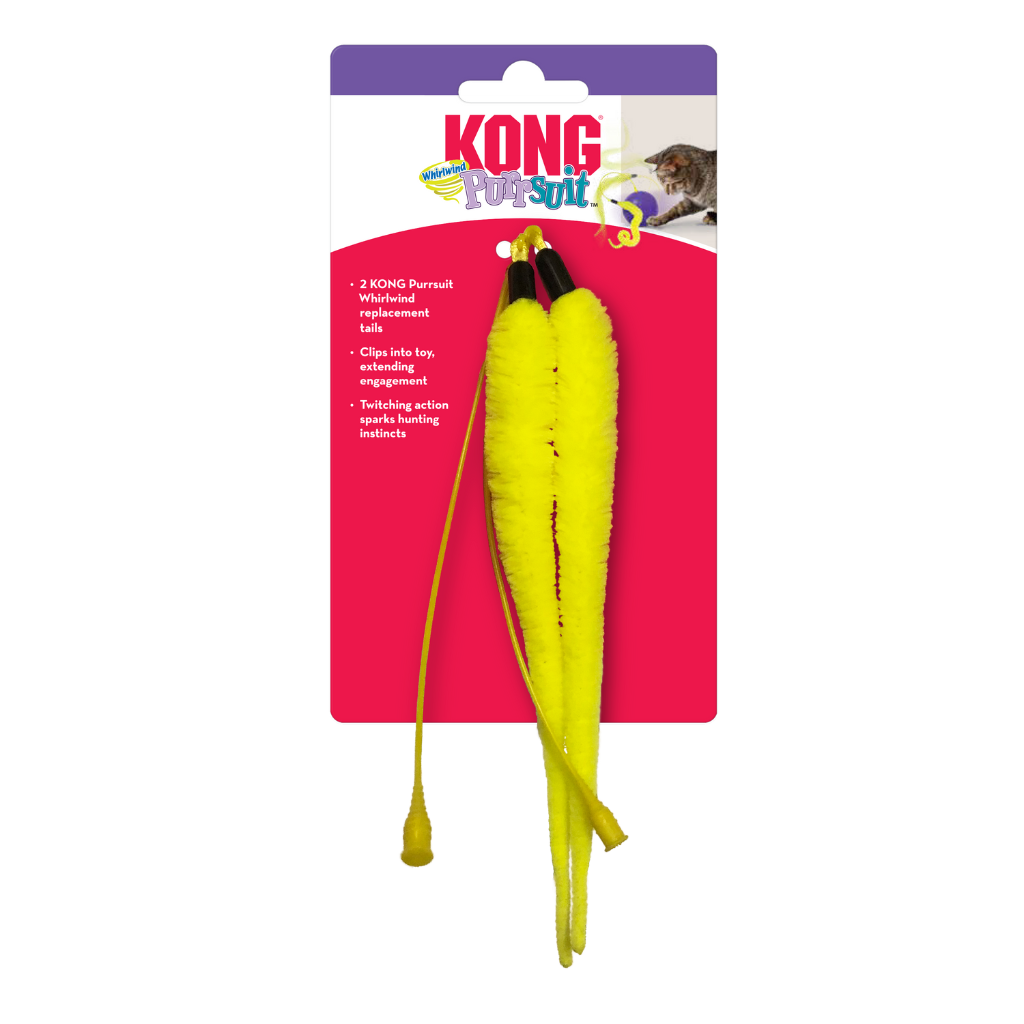 KONG Purrsuit Whirlwind Replacement Tails 2-Pack Cat Toy