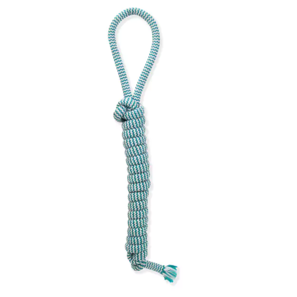 Mammoth Extra Fresh Dental Bar Tug with Handle Medium Dog Toy